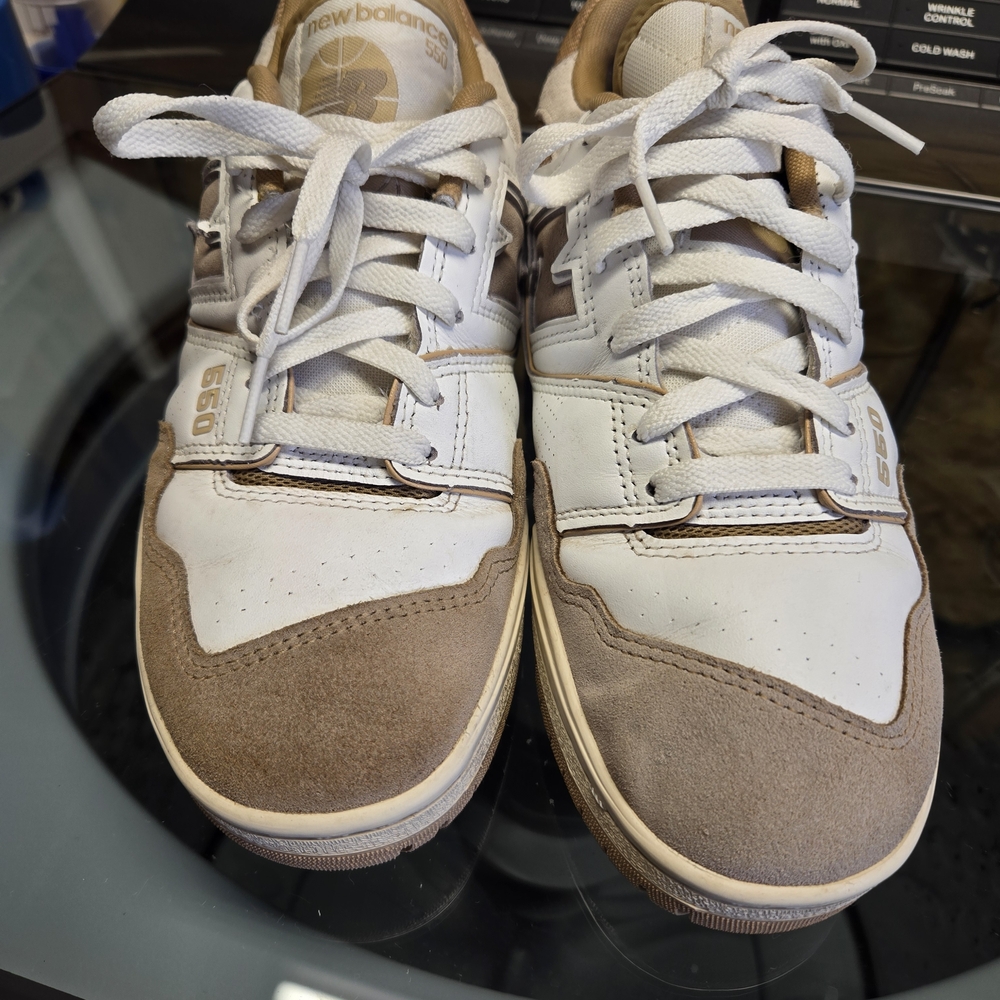New Balance 550 Shoes Mens 8 Brown/Beige Suede Aime Leon Dore Sneakers